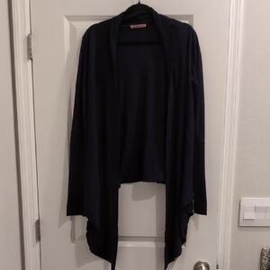 Velvet by Graham & Spencer Navy Open Cardigan